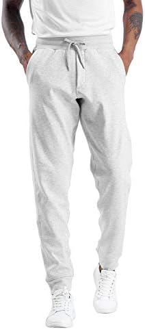 THE GYM PEOPLE Herren Fleece Jogginghose Baumwolle Sporthose Lang | Fleece-gefüttert, 2 Tiefe Taschen, Elastikbund mit Verstellbarem Kordelzug, Trainingshose für Laufen Fitness Fre