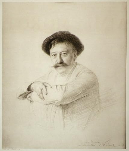 Tableaux peinture sur toile Emile Friant portrait d'Aimé Morot 60x90cm art nordique pour chambre