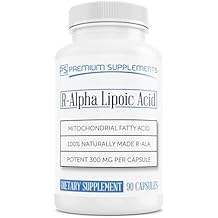 R-Alpha Lipoic Acid 300MG of Pure R-LIPOIC Acid 90 Count. MAX Strength