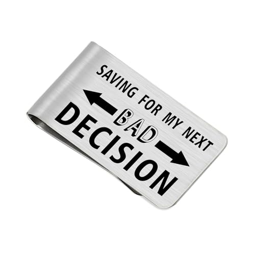 Money Clip for Men Women - Front Pocket Wallet Clip Fathers Day Gift for Dad Husband Uncle Grandpa Him Boyfriend