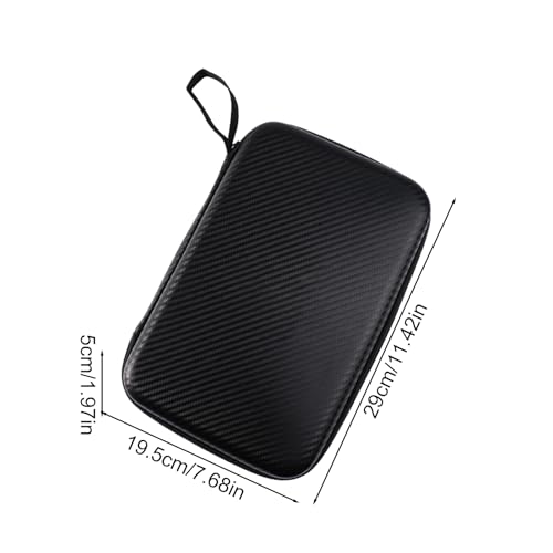 Funda de tenis de mesa con cremallera resistente para proteger palas y pelotas 5