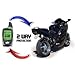 2-Way LCD Motorcycle Alarm Pager with Remote Engine Start & Proximity Sensor for All Bikes Universal