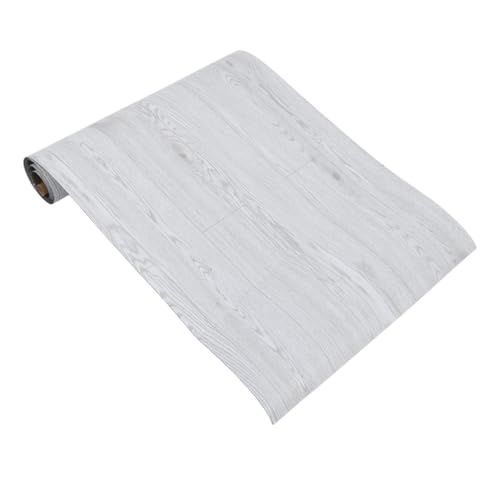 Sol PVC autocollant gris chêne 4x0,15m résistant et étanche