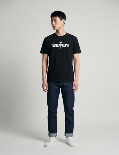 Image of BTS Jungkook Seven 7 Song Crew Neck Regular T-Shirt for Men & Women Black