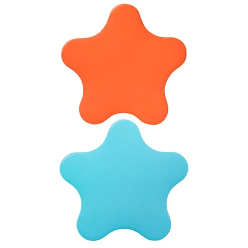HOOTNEE 2 Piezas Tapón de Drenaje de Silicona Estrella Antideslizante con Ventosa Cubierta Plana para Baño y Cocina de Cabello Reutilizable y Fácil de Limpiar