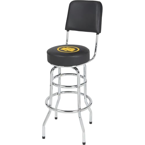 Northern Tool Shop Stool with Backrest, 300-Lb. Capacity