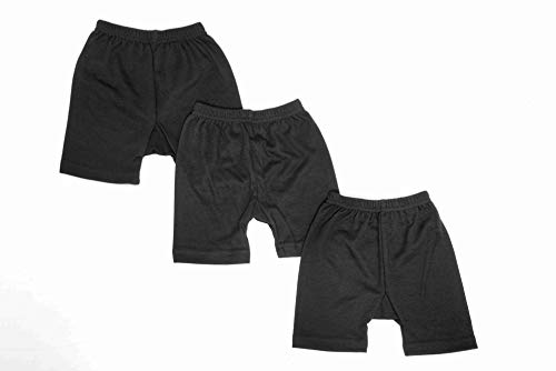 Image of Red Rose Girls Cotton Bloomer Panties Pack of 3 D NO 220BLK S70 Black
