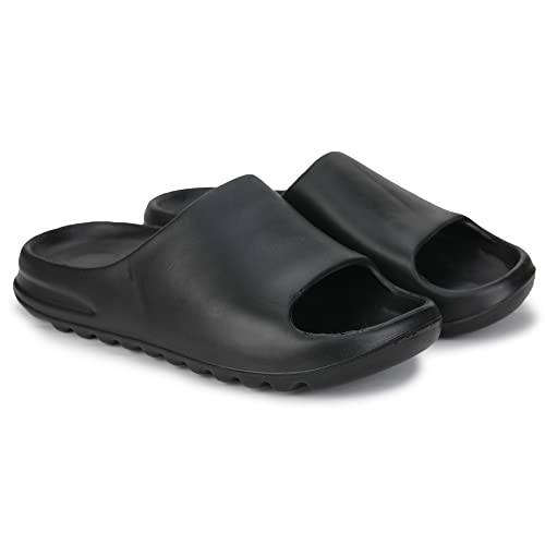 Image of D-SNEAKERZ Sliders for Men Casual Light Weight Slippers for Boys Daily Use Waterproof Bathroom Slides (S-02)