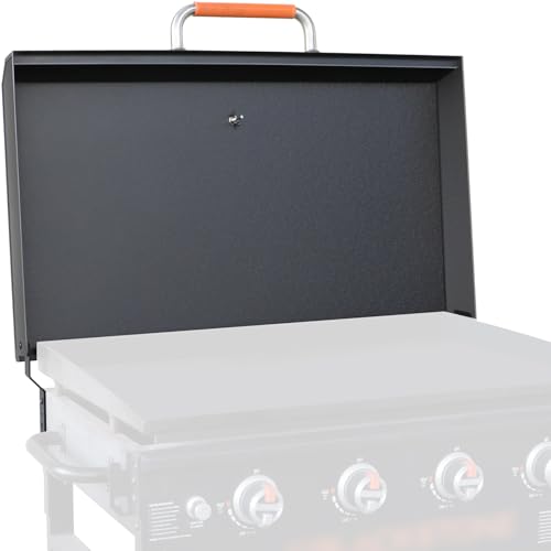 Hinged Lid with Thermometer for Blackstone 36 Griddle Cover 1554 1565 1560 1818 1825 1836 Hard Hood Tabletop Grill Replacement Parts