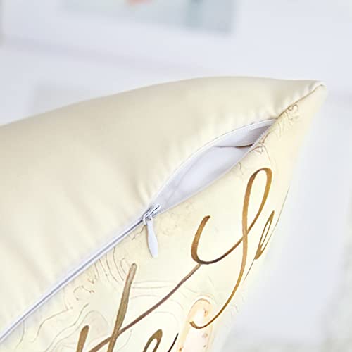 Qahing Set Of 2 Nautical Beach Throw Pillow Covers Ocean Themed Coastal Pillowcase Seashell Starfish Decorative Cushion Cover For Couch Bed Sofa Decoration 18X18 Inches #TOP5