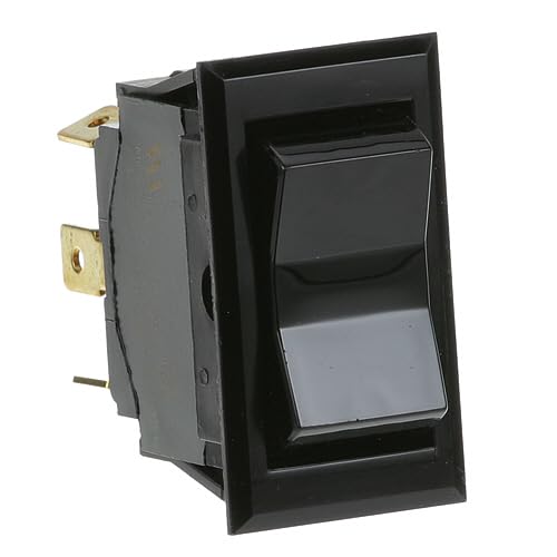 Exact FIT for Garland G03055-1 Switch, ON/Off/ON Black Rocker - Replacement Part BY MAVRIK