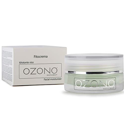OZONE H&B Fitocrema Professional Facial Moisturizing Cream - Ozonated Oil - Natural Extracts - Antibacterial - Nourishing Protective Action - MADE IN ITALY (50ml)
