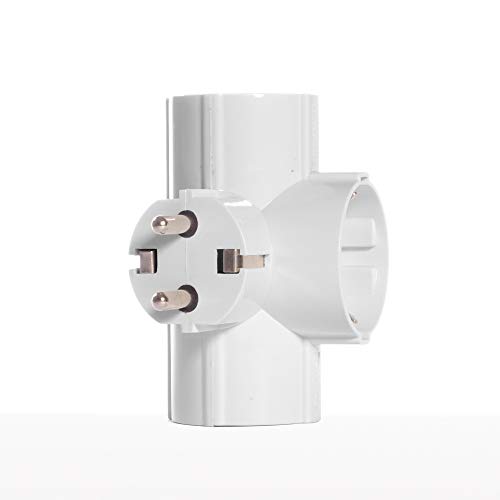 FAMATEL 1307 Schuko-Adattatore TT-Tripla Presa