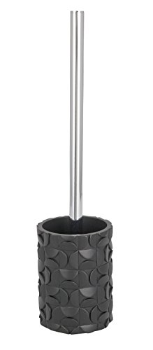 WENKO Structure 19421100 Toilet Brush Holder Black