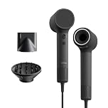 Laifen Neo Secador de Pelo con Motor Sin Escobillas de 110 000 RPM, 200 Millones de Iones Negativos y Control de Temperatura, Ultraligero 390 g, Bajo Ruido 59dB, 2 Boquillas Magnéticas (Negro)