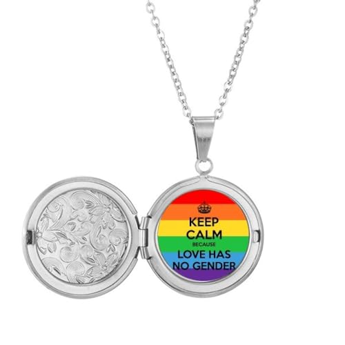 Collier médaillon transgenre LGBT : affichez votre fierté sans irritation ni décoloration