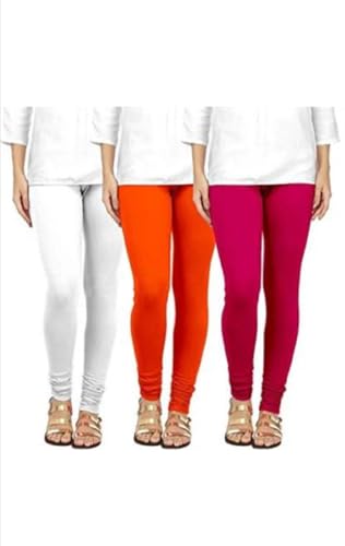 Image of Women Leggings Multi Color Combo Pack 3 | Reguler Cotton Leggings