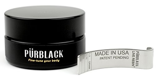 Pürblack Live Resin True Gold & Silver Shilajit - Genuine, High-Efficacy, 4th Generation Shilajit (30g Jar with Pürscale)