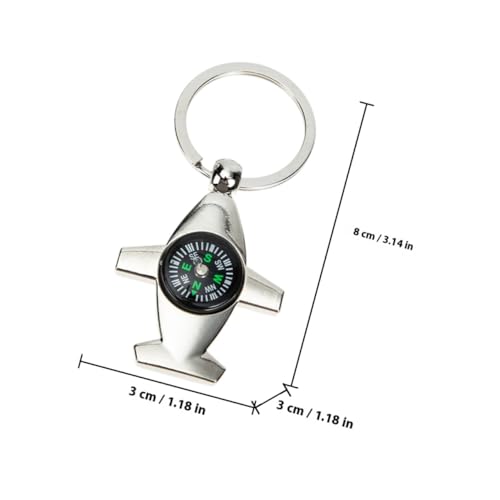 Set 4 brújulas llavero para supervivencia al aire libre miniatura 2
