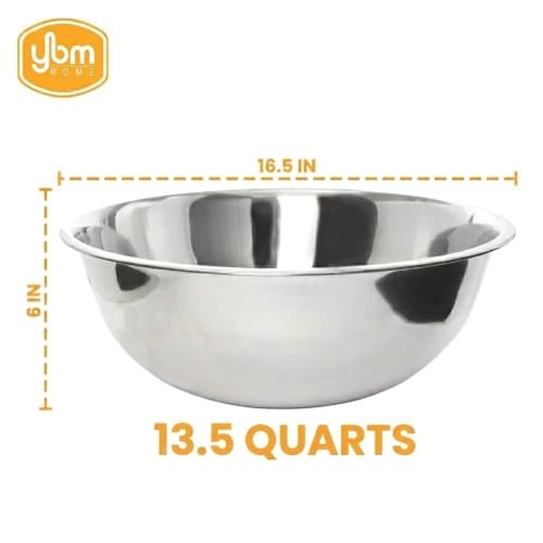 Tazón mezclador premium de acero inoxidable 20 cuartos miniatura 6