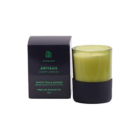 houseproud Pharmacy Scented Candle Dark Apothecary Style Glasses Cover