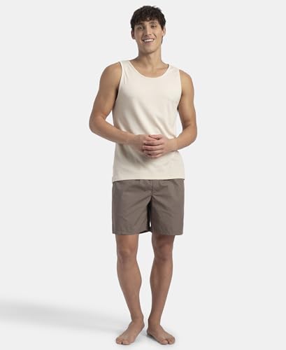 Image of Jockey MC10 Men Super Combed Mercerized Cotton Woven Fabric Boxer Shorts