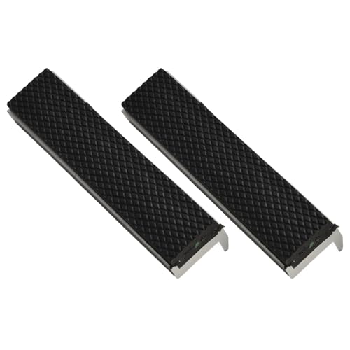 URPIZY Mordazas de aleación de aluminio Soft Vice con imanes, V-f¨¹rm para piezas redondas y planas, protección¨¹berz¨¹ge para tornillo de banco, para tornillos de metal de 3/4/5/6/8, 2 unidades