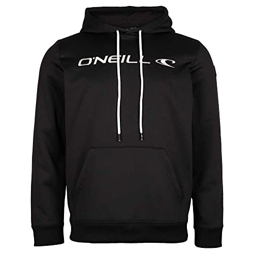 O'Neill Rutile Hooded Fleece Sudadera con Capucha, Hombre, 19010 Black out, Regular