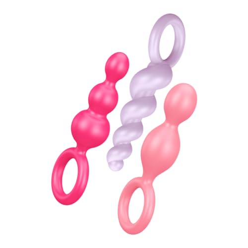 Satisfyer Booty Call Set de Plugs Anaux Plug Anal Prostate Noir | 14 cm