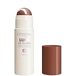 L'Oreal Paris True Match Lumi Le Glass Highlighter Stick, Reflective, Translucent, Glassy Highlighter for Face and Body, 625 Sunset Amour, 0.17 Oz