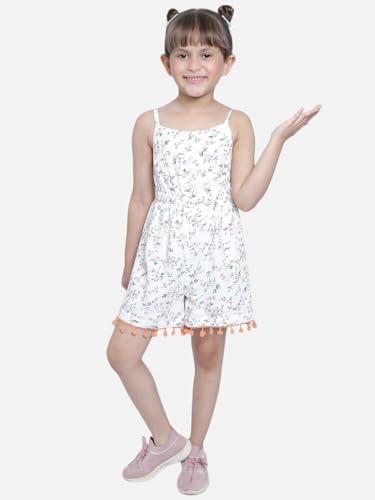 Image of Nautinati Girls Strappy Colourful Jumpsuit | Age 4-8 Years