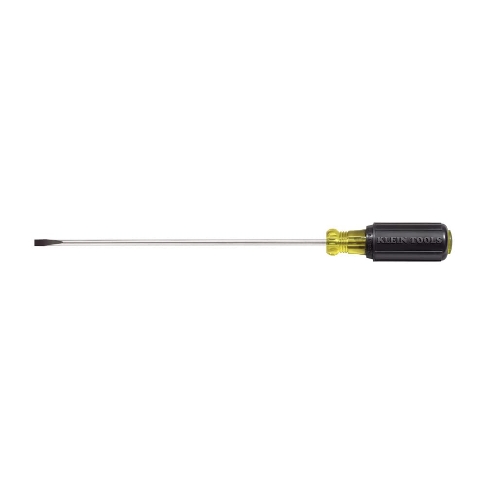 Klein Tools 601-8 3/16-Inch Cabinet Tip Screwdriver, 8-Inch, Made in USA