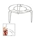 TOOGOO(R) 5 5/8" Kitchen Cookware Stainless Steel Wire Steaming Rack Stand