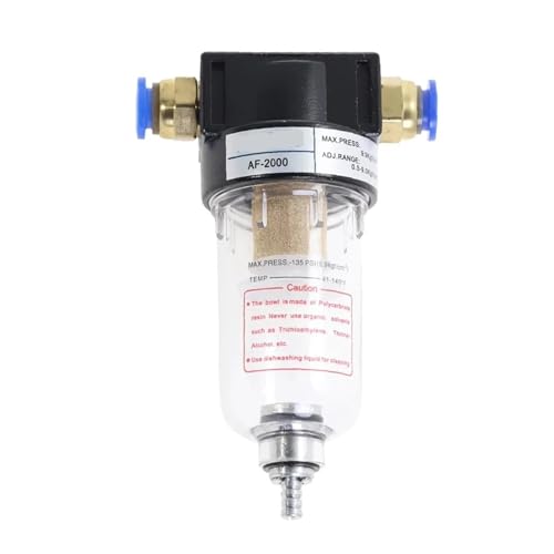 Filtre AF2000 1/4 avec séparateur huile eau pour compresseur et composants pneumatiques