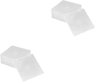 HOMSFOU 24 Peças Suporte De Caixa Única Capturadora De Mídia De Vídeo Capa Única Fina Capas De Disco Único Capa Fina Para Suporte De Armazenamento Pacote De CD Caixa De Armazenamento