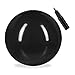 Relaxdays Balón para Ejercicios de Fitness, Pelota de Pilates, Equilibrio, con Bomba de Aire, Ø 65 cm, 1 Ud., Negro
