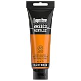 Liquitex BASICS Acrylic Paint 4-oz tube, Cadmium Orange Hue