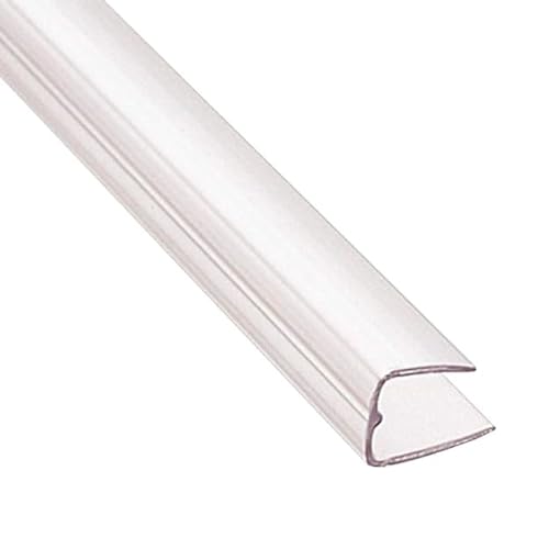 Pack 6 Perfiles en Forma de U - Ideal para Cierre de Placas y Planchas de Policarbonato Celular - Material Ligero - Espesor 4/6 mm - IRONLUX