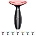 ELISHINE 7 Color Neck Face Massager - Facial Massager Tool for Skin Care at Home, Vibrating Face Massager with Thermals, Galvanic Machines Black