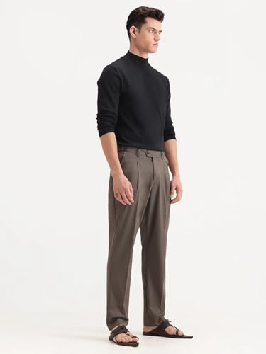 Image of Rare Rabbit Relaxed fit Plain Trouser