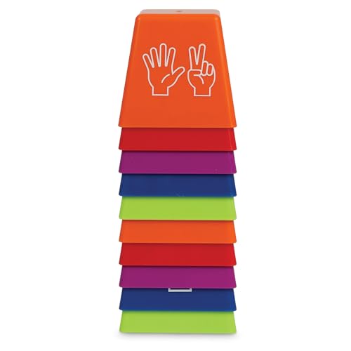 Image of Learning Resources Number Stackers - Math Manipulatives, Addition and Subtraction Flash Cards, Counting Activities, Montessori, Fine Motor Skills, Problem Solving, Classroom Must Haves, Gifts for Kids
