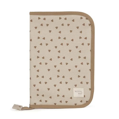 Walking Mum - Portadocumentos Corazones Poppy Canela