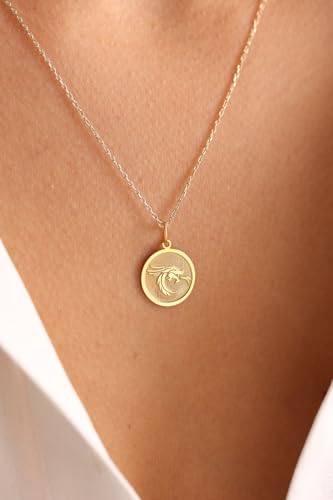 Collier pendentif pièce dragon gravée, le cadeau idéal pour marquer un instant