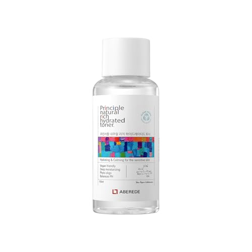 ABEREDE Principle Natural Rich Hydrated Toner 5.07 fl oz / 150ml, Hydrating & Moisturizing for Dry, Oily & Sensitive Skin, Soothing Toner, Triple Hyaluronic Acid, Moisture Barrier, Calming