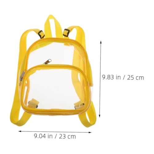 GALPADA Clear Transparent for Concerts Festivals Sports and Travel Spacious Design with Straps for Comfortable Wear and Easy Storage2