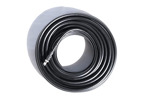 Paradar X-400 coaxial cable, ultra-low-loss for LoRa and HNT N-male to RP-SMA male, 15m, Black