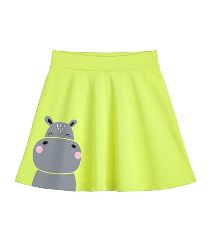 Image of KYDA KIDS Girls 100% Pure Cotton Skater Skirt with Attached Inner Shorts | Ideal for Summer Sports, Play & Casual Wear | Comfortable Fit for Girls Aged 2-16 Years