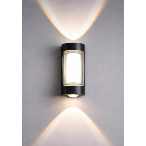 Image of LED 2 Way Outdoor Wall Light| 4 Watt| Waterproof Gate Light| WarmWhite|Metal Body|Up Down Wall Light | Outdoor Lights for Balcony,Garden |Pack of 1|Two Direction Light|Two Side Wall lamp