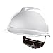 Produktbild MSA V-Gard 520 störlichtbogengeprüfter Elektrikerhelm EN 397 44V AC EN 50365 1000 V AC EN 13463-1 ohne Belüftung, mit Fleece-Innenausstattung, Farbe: weiß
