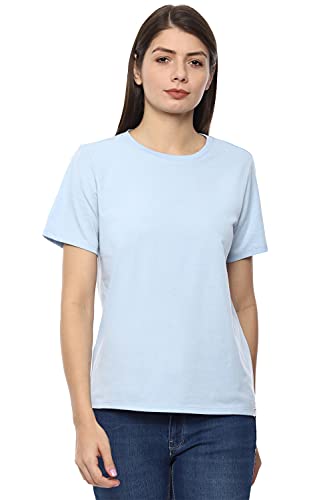 Image of Van Heusen Women's Solid Regular Fit T-Shirt